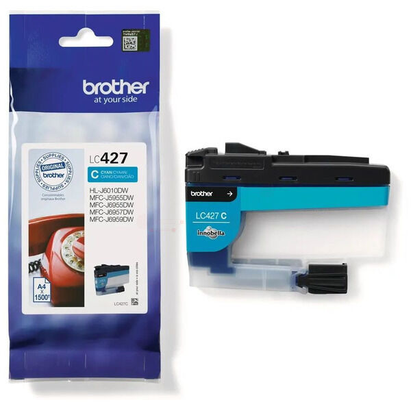 Original Tintenpatrone Brother LC-427 Cyan