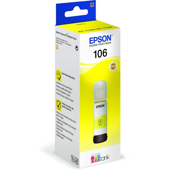 Original Tintenflasche Epson 106 Yellow