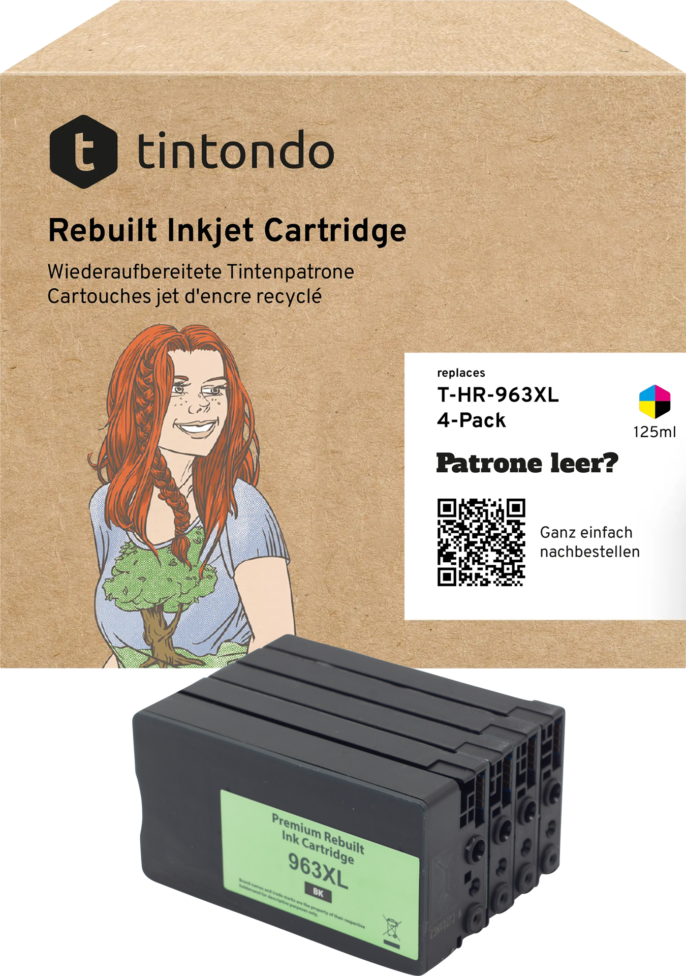 Recycelte Tintenpatronen HP 963XL CMYK Multipack
