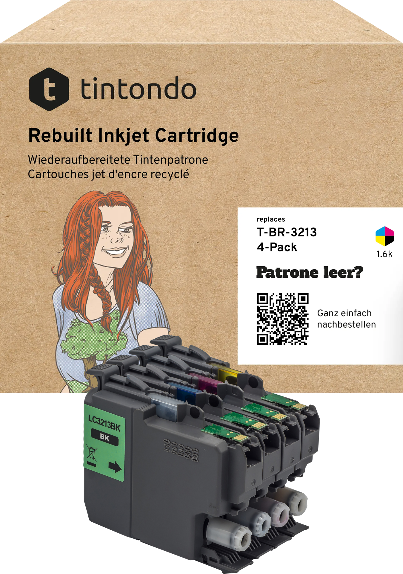 Recycelte Tintenpatronen Brother LC-3211/LC-3213 CMYK Multipack