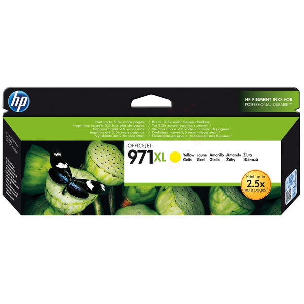 Original Tintenpatrone HP 971XL Yellow