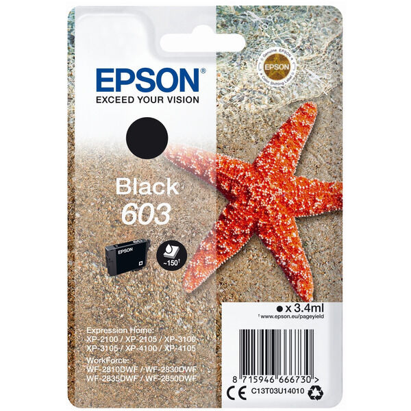 Original Tintenpatrone Epson 603 Black