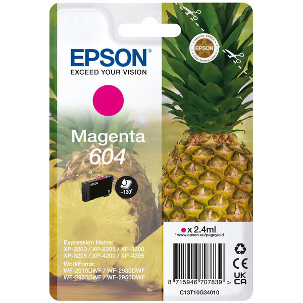 Original Tintenpatrone Epson 604 Magenta