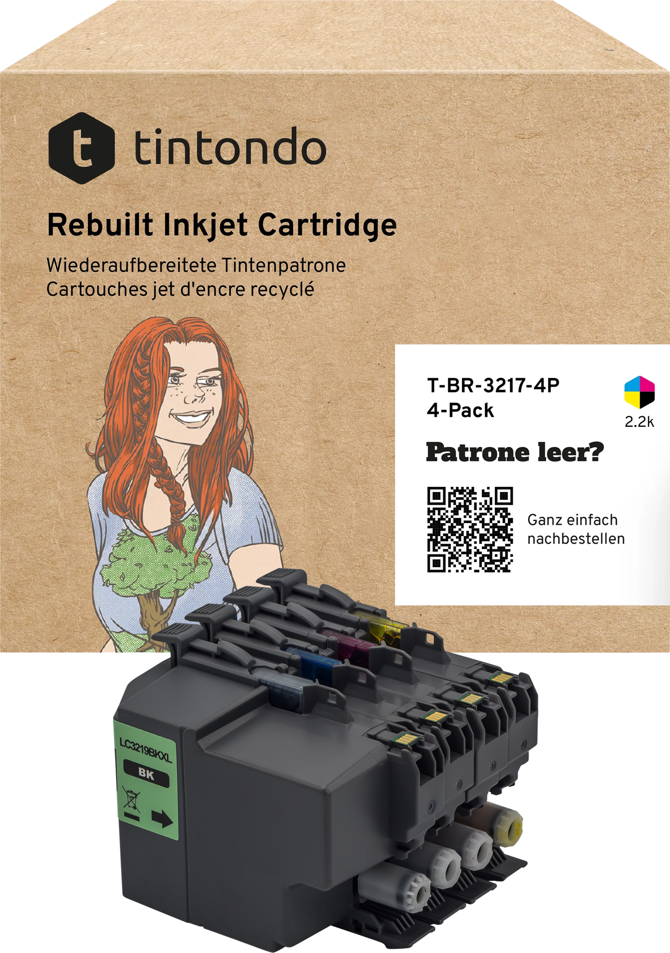 Recycelte Tintenpatronen Brother LC-3219XL CMYK Multipack