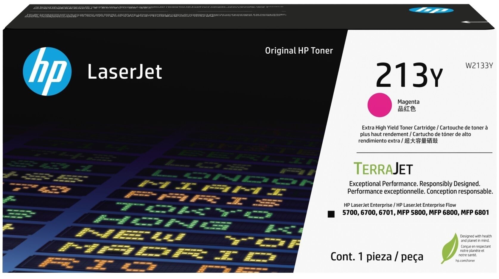 Toner / HP - W2133Y / 213Y