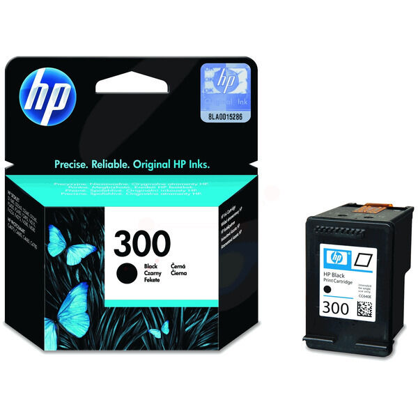 Original Druckerpatrone HP 300 Black