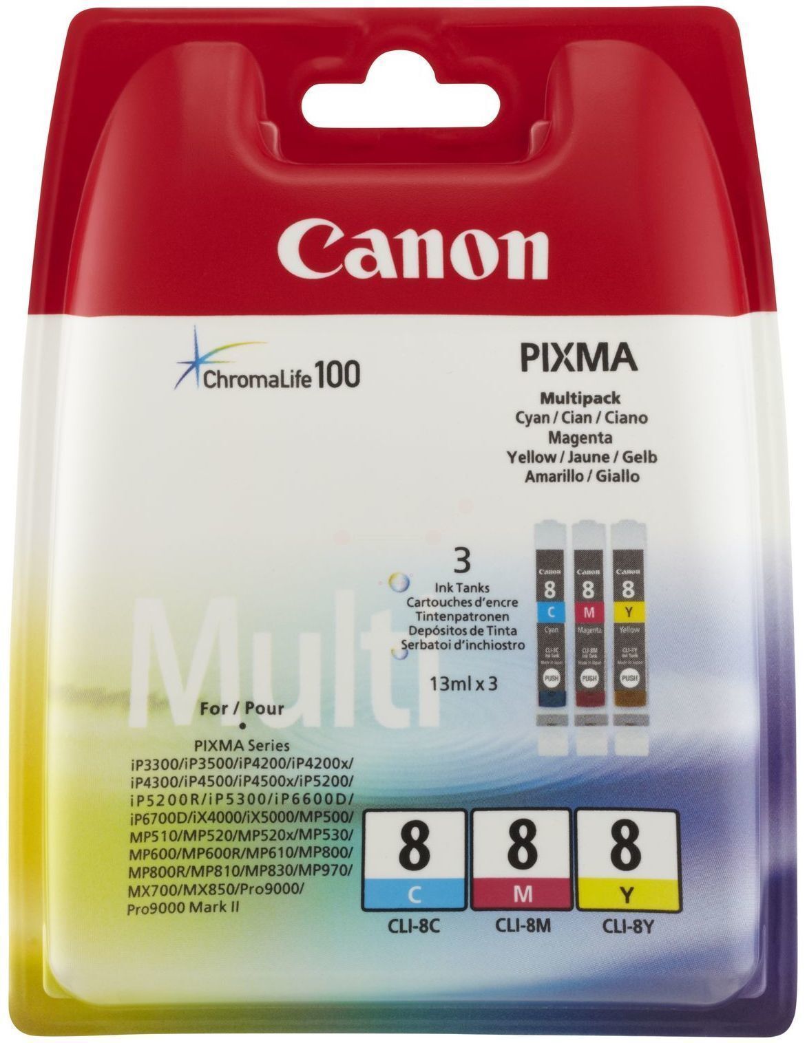 Tinte / Canon - 0621B029 / CLI-8