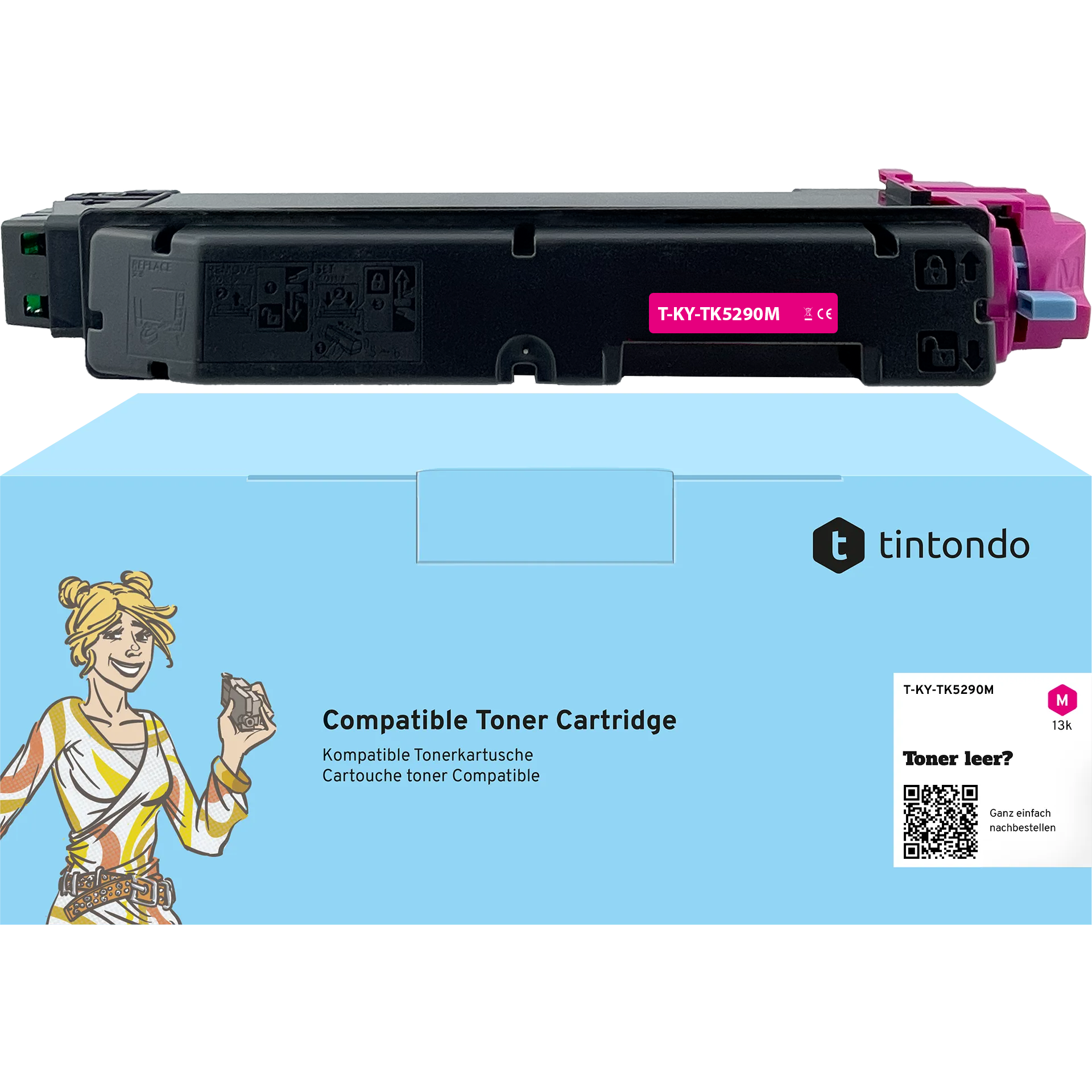 Toner kompatibel für Kyocera TK-5290 Magenta