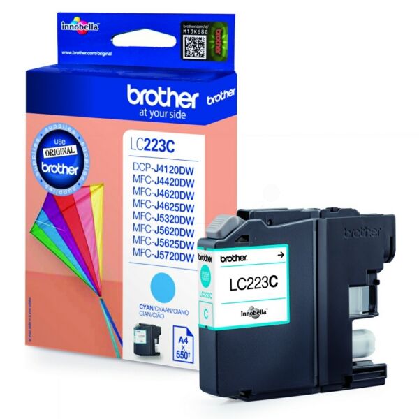 Original Tintenpatrone Brother LC-223 Cyan