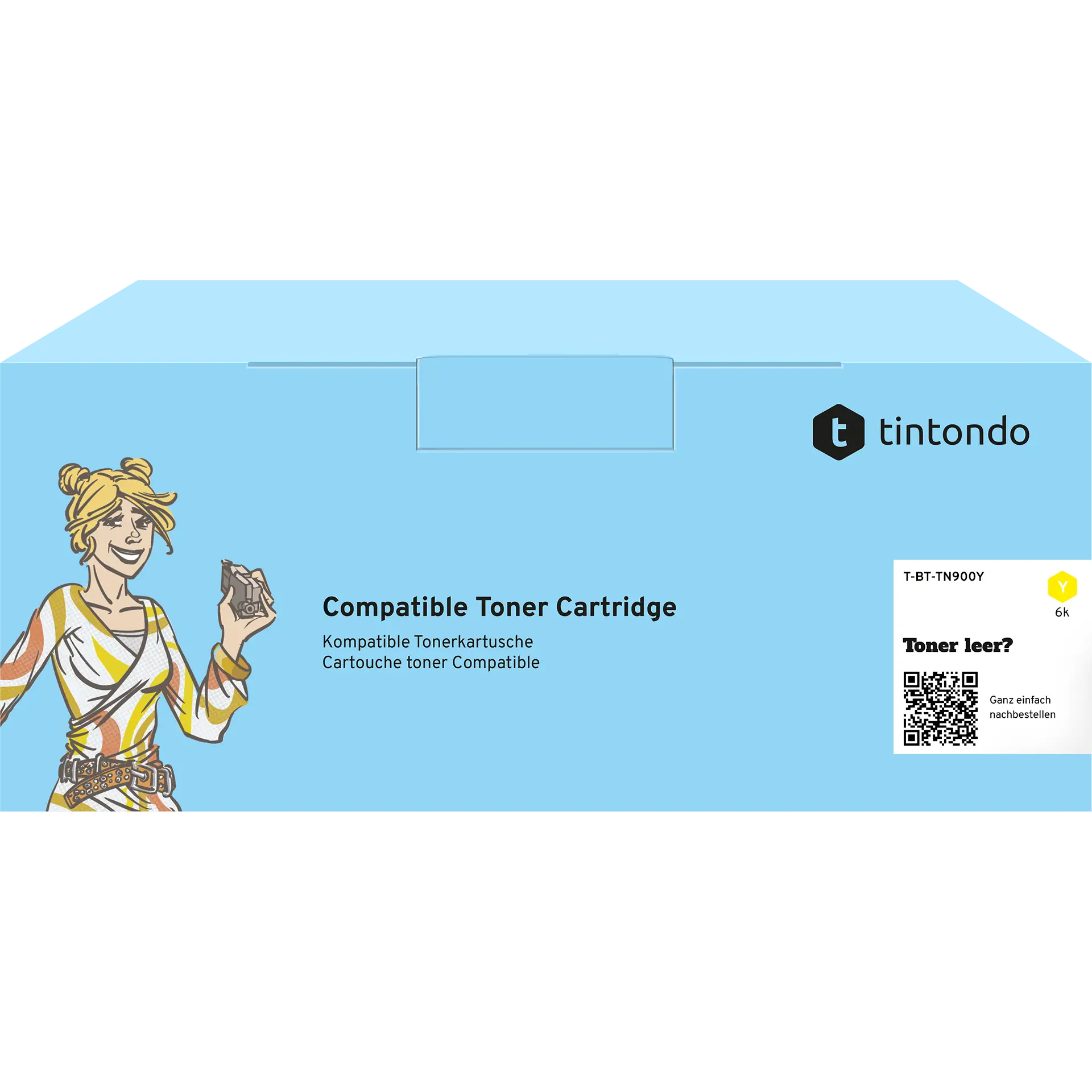 Toner, kompatibel zu Brother TN-900 Yellow ~ 6.000 Seiten