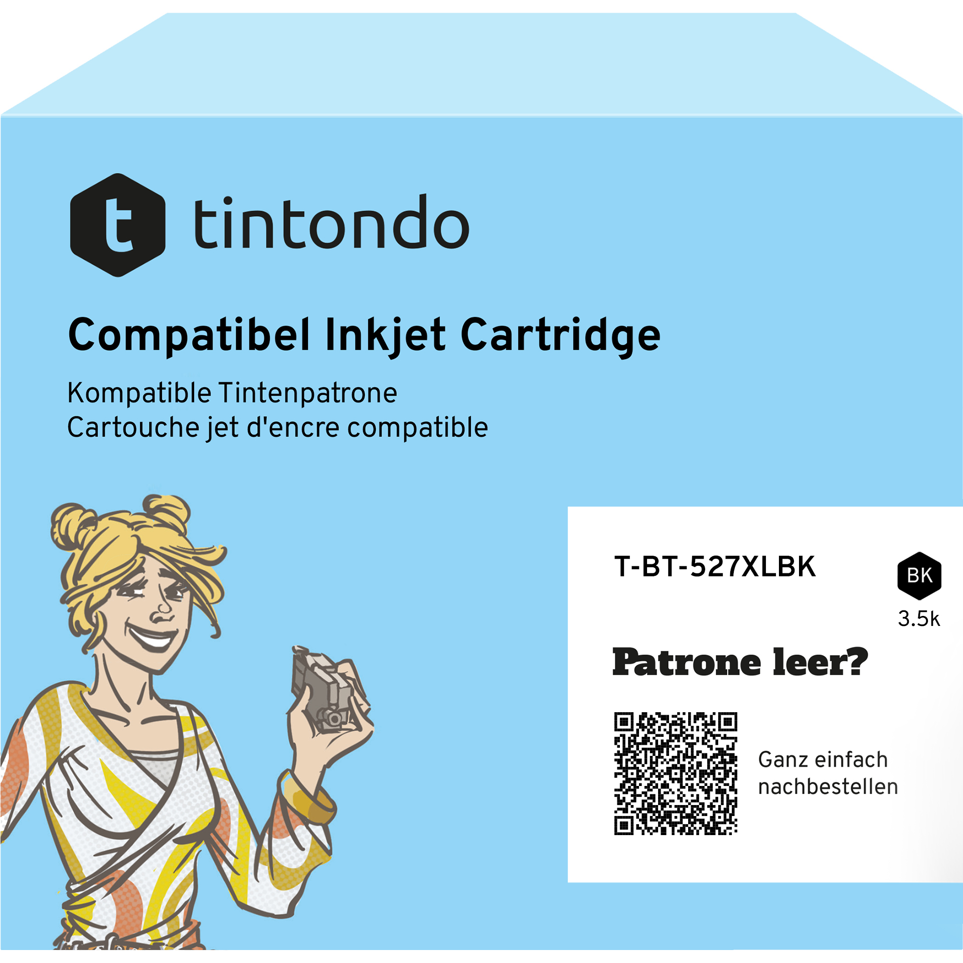 Druckerpatrone kompatibel zu Brother LC-527XL Schwarz