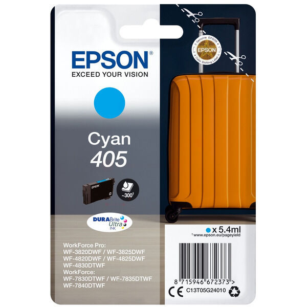 Original Tintenpatrone Epson 405 Cyan
