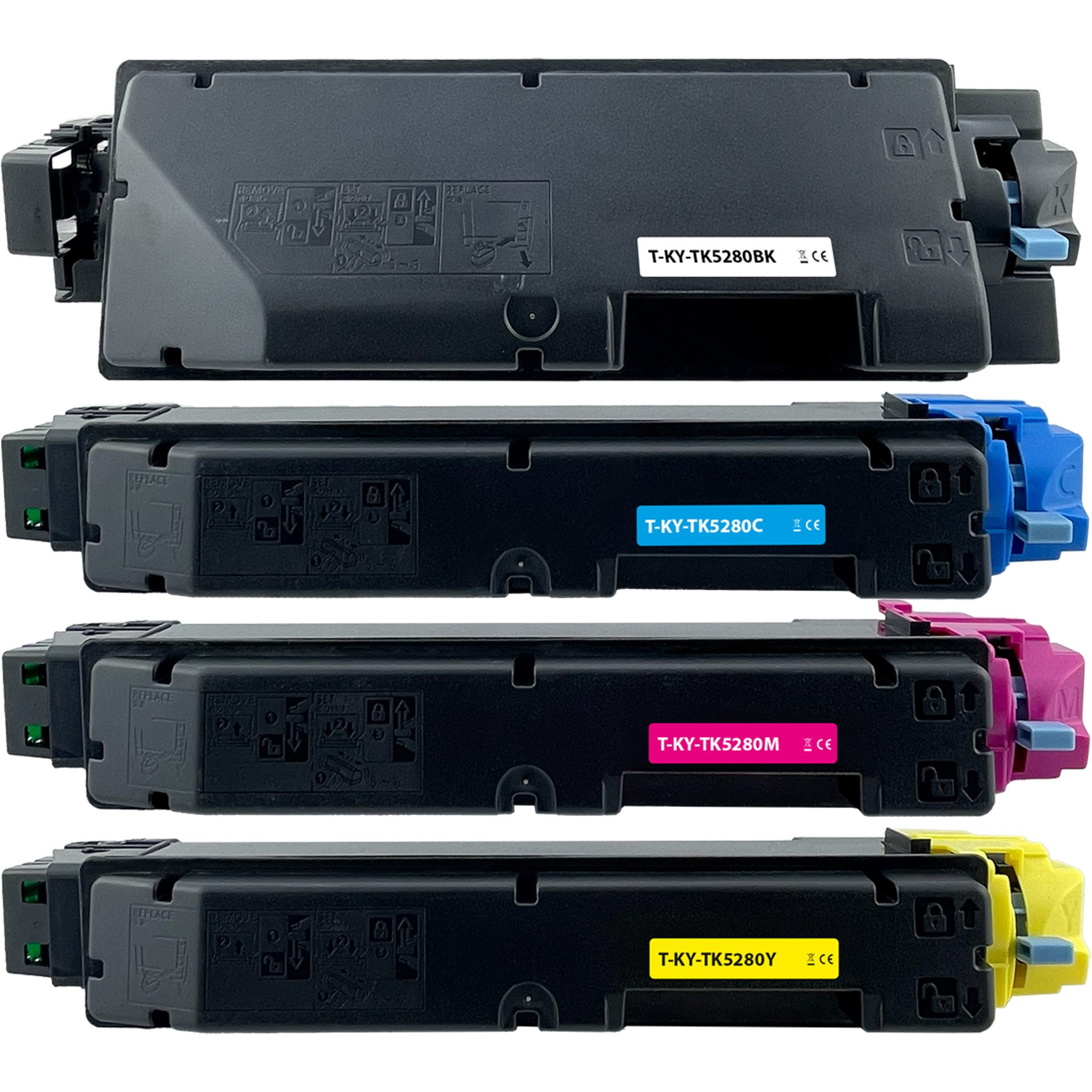 Toner kompatibel für Kyocera TK-5280 BKCMY 4er Set